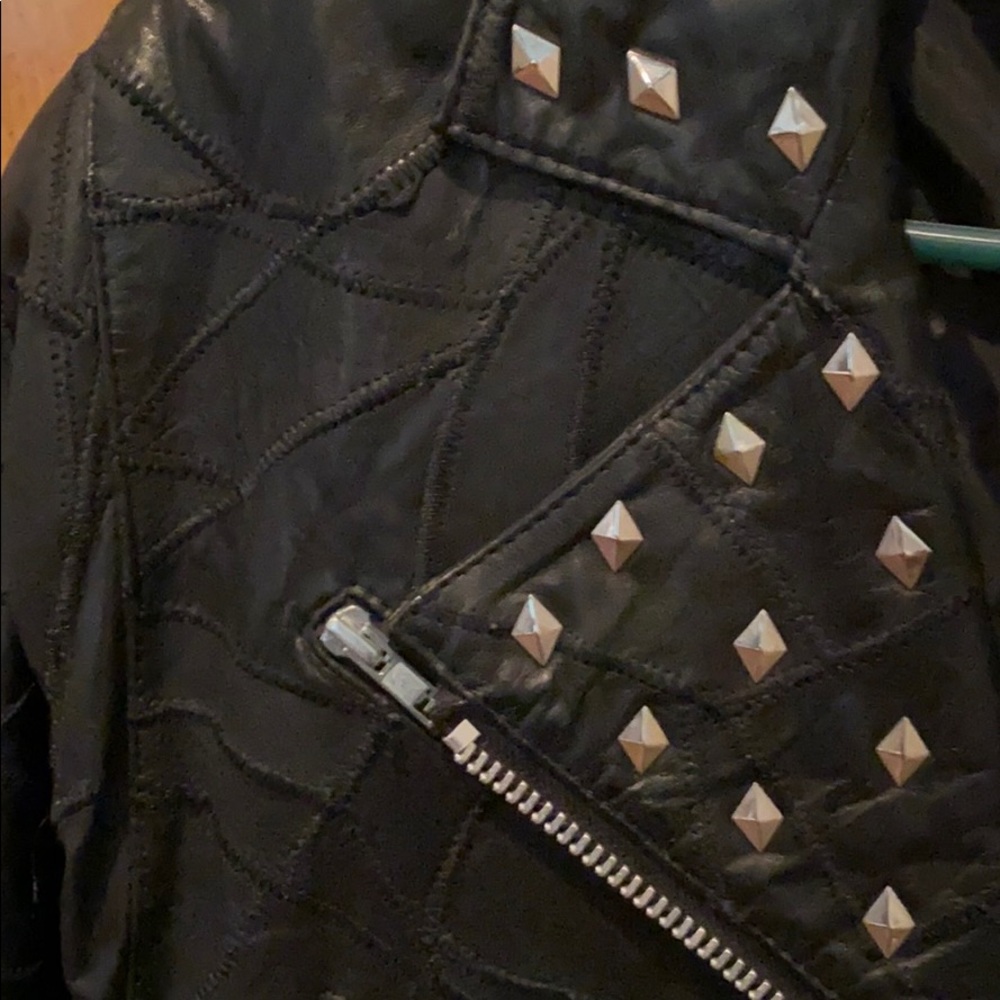 Alamos Vintage Leather Patchwork Jacket - image 2